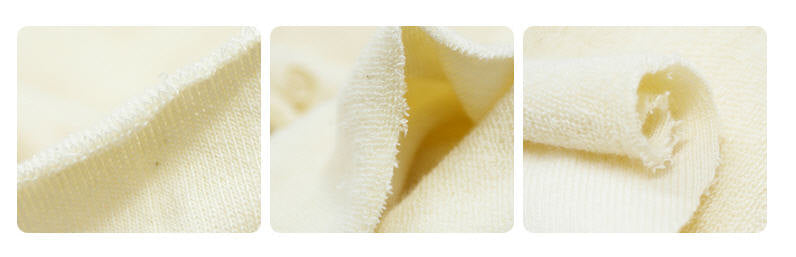 Organic Cotton Terry Cloth - White Ivory - Fabric By the Yard V10