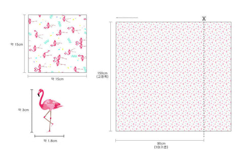 Flamingo Waterproof Fabric - 59 Inches Wide - By the Yard 90588