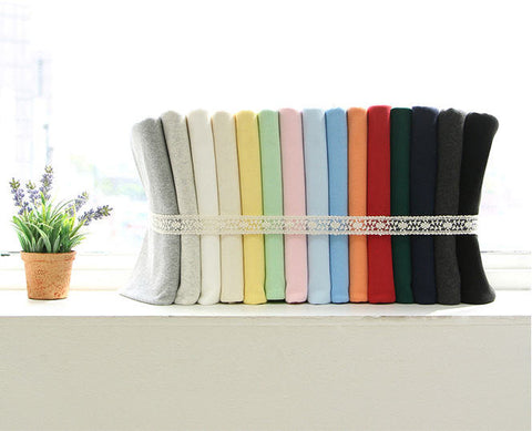 Ribbing & Binding Cotton Rib Knit - 7.5" Long - Choose From 15 Colors 65028 - GJ