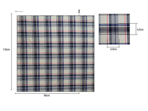 Plaid Cotton Fabric - By the Yard 82483 78873-1