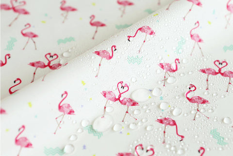 Flamingo Waterproof Fabric - 59 Inches Wide - By the Yard 90588